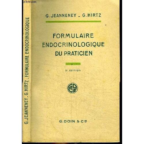 Formulaire Endocrinologique Du Praticien