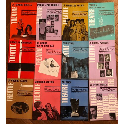 Lot De La Revue LAvant-Scène Théâtre - Année 1963 - 13 Numéros