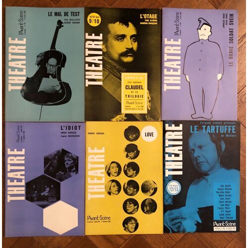 Lot De La Revue LAvant-Scène Théâtre - Année 1966 - 6 Numéros