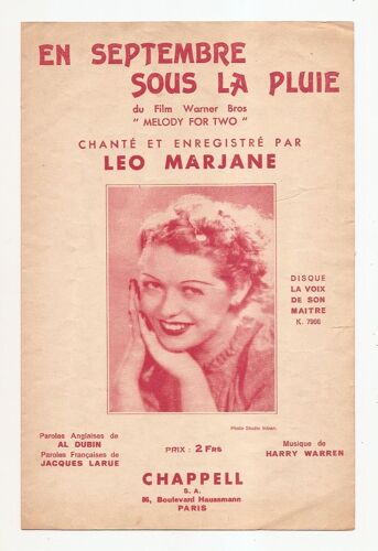 En Septembre Sous La Pluie