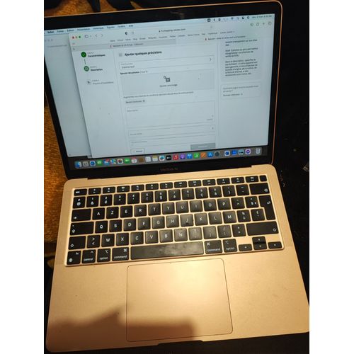 Apple MacBook Air 13.3" M1 - Ram 8 Go - DD 512 Go - Or