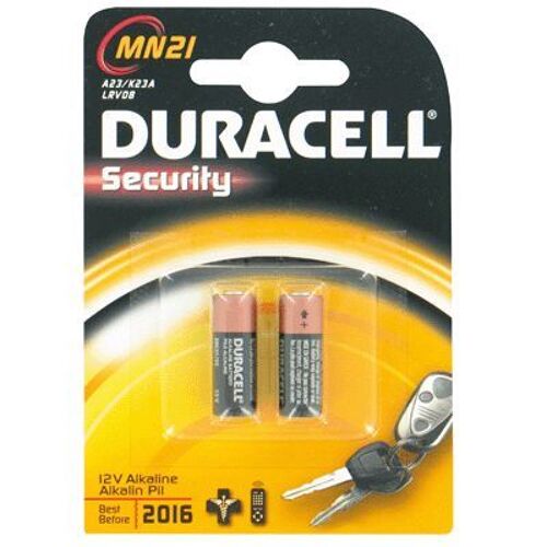 Pile 12v A23/Mn21 Duracell - Blister De 2