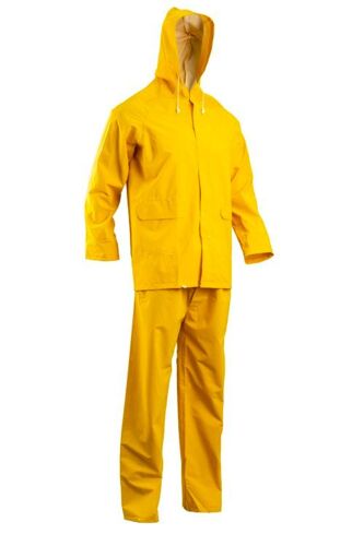 Ensemble de pluie jaune Taille L