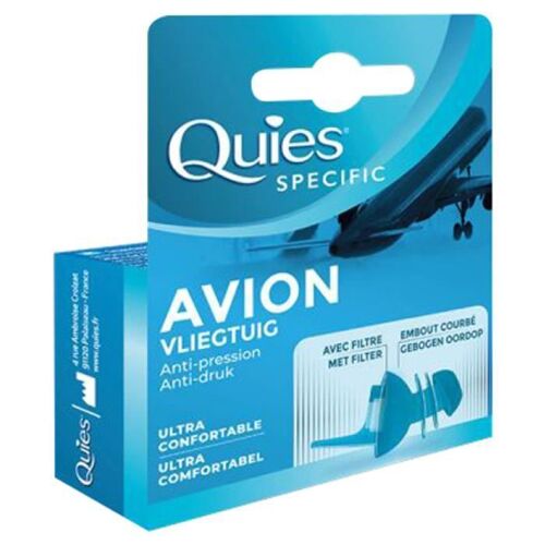 78727 Quies Protection Spécific Avion Adulte - Boite 2 Unités