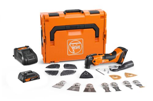 Multimaster 18V AMM 500 PLUS Top + 2 batteries 2 Ah AMPShare + chargeur + coffret L-BOXX - FEIN - 71293864000