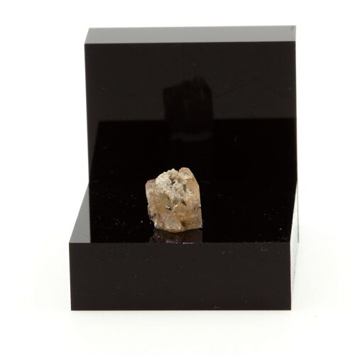 Topaze Fumé + Gypse. 2.23 Ct. Thomas Range, Juab Co., Utah, Usa.