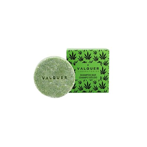 Valquer Exotic Hemp Solide Shampoo (Extrait De Cannabis Et Huile De Chanvre). Hydratant Et Apaisant. Sans Savon, Sans Plastique, Végétalien Et Sans Cruauté. Zero Gaspillage. Écologique - 50 G
