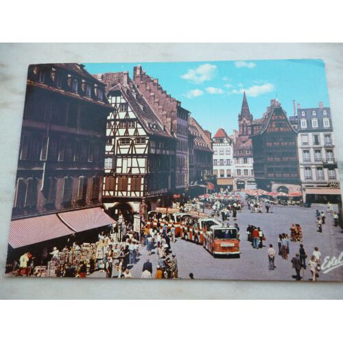 Carte Couleurs De Strasbourg:Place De La Cathédrale.