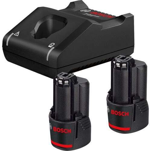 Pack de 2 Batteries GBA 12V 3.0Ah + Chargeur BOSCH GAL 12V-40 Professional