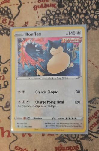 Carte Pokemon Ronflex Holo Swsh119 Promo Eb Nm Fr