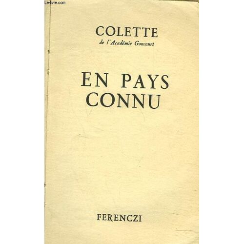 En Pays Connu
