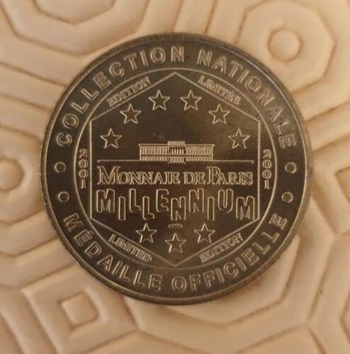 Médaille Officielle / Collection Nationale / Monnaie De Paris Millenium 2001 / Cathédrale Saint Etienne Bourges Rare 10.000 Exemplaires