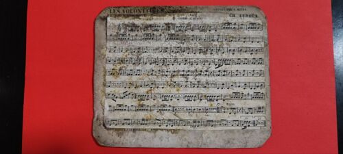 Vielle Partition Le Crocodile 2è Cornet Pas Redoublé Et Marche Française Le Père La Victoire 2è Clarinette Pas Redoublé