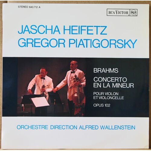 Double Concerto Op 102 - Heifetz Piatigorsky Wallenstein 5/60