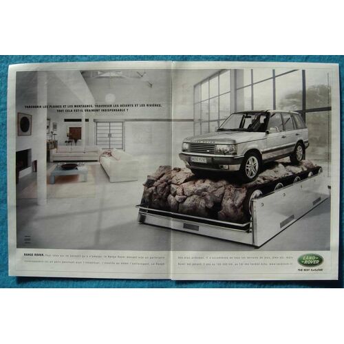 Publicité Papier - Voiture Land Rover - Range Rover De 2000