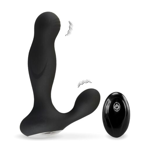 Stimulateur Prostate Télécommandé Noir 10 Modes
