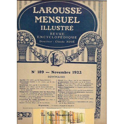 Larousse Mensuel Illustré N° 189