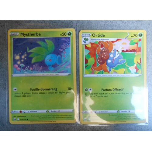 Mystherbe 001/159 + Ortide 002/159 - Eb12.5 - Zénith Suprême - Vf