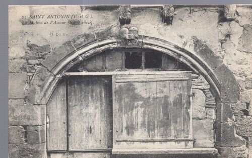 Carte Postale De Saint-Antonin Nobleval (Tarn Et Garonne) La Maison De L' Amour