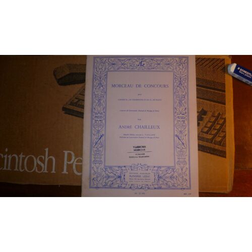 Morceau De Concours Cornet En Sib (Ou Trompette En Ut Ou Sib) Et Piano