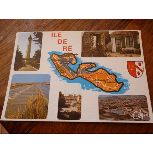Carte Couleurs De L'île De Ré (Multivues)