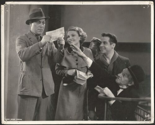 Jean Gabin - Variétés * Film Pathé 1935 Nicolas Farkas - Affiche 23,5x29 Cm - 1 Photo D'exploitation De Cinéma Argentique Originale Roger Forster * Annabella ; Fernand Gravey - Cirque Clown