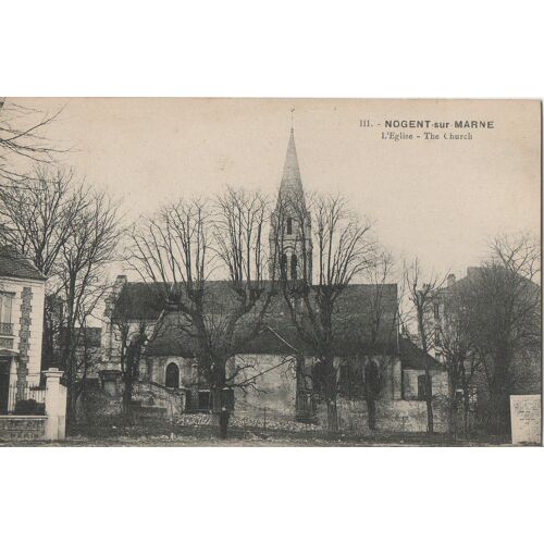Nogent-Sur-Marne - Eglise En 1910