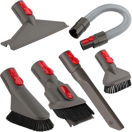 Kit de brosses, accessoires pour aspirateur Buse Brosse tuyau extensible compatible Dyson aspirateur V7 V8 V10 V11 V11 SV10 SV11 SV14