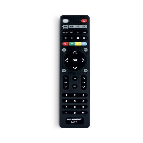 T?l?commande Metronic ZAP 4 TV/TNT/SAT/DVD