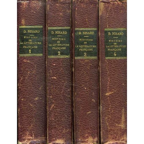Histoire De La Litterature Francaise, 4 Tomes