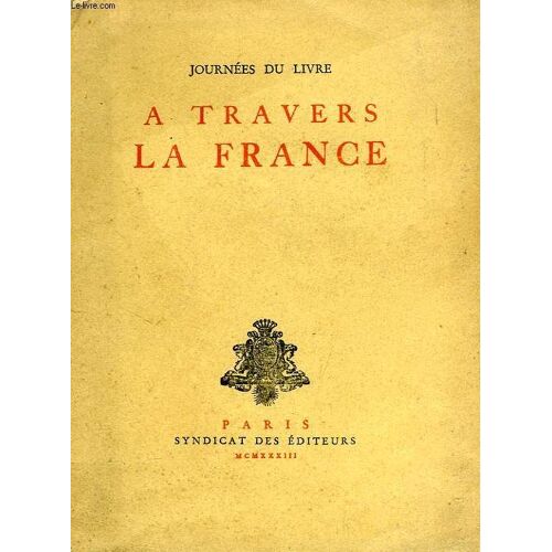A Travers La France, Journees Du Livre