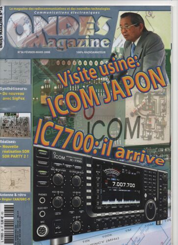 Ondes Magazine N° 36 : Visite Usine Icom Japon Ic700: Il Arrive
