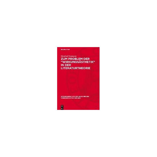 Zum Problem Der "Wirkungsästhetik" In Der Literaturtheorie