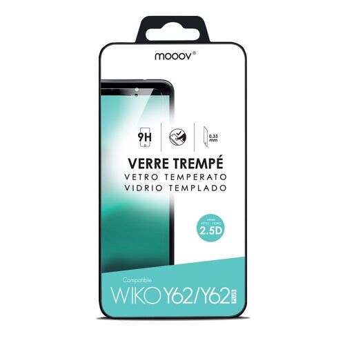 Verre trempé pour Wiko Y62/Y62 Plus