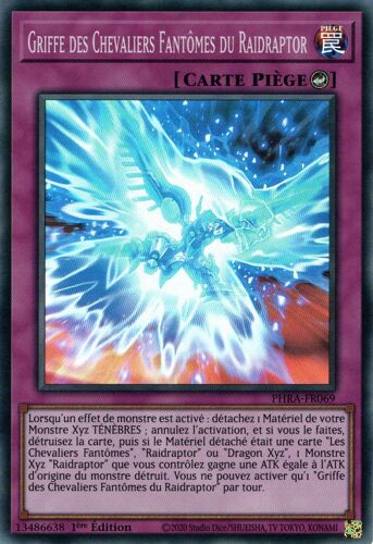 Yugioh! Griffe Des Chevaliers Fantômes Du Raidraptor Phra-Fr069