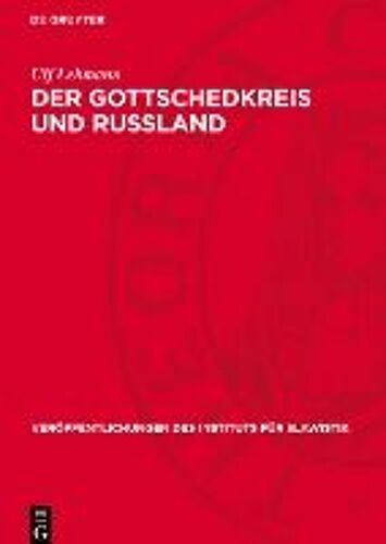 Der Gottschedkreis Und Russland