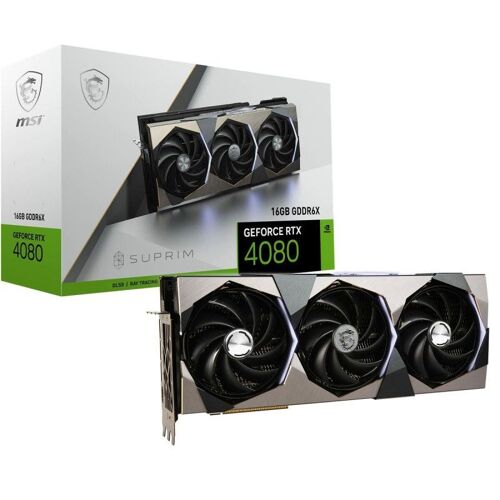 Carte Graphique MSI GeForce RTX 4080 SUPRIM 16 GB GDDR6X 8K Ultra HD