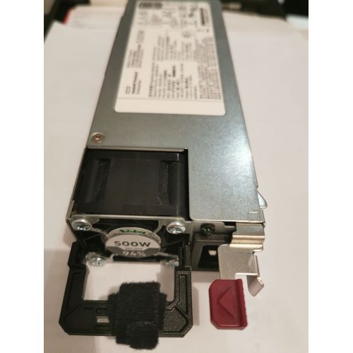HPE - Alimentation - branchement à chaud / redondante (module enfichable) - Flex Slot - 80 PLUS Platinum - CA 100-240 V - 500 Watt - 563 VA