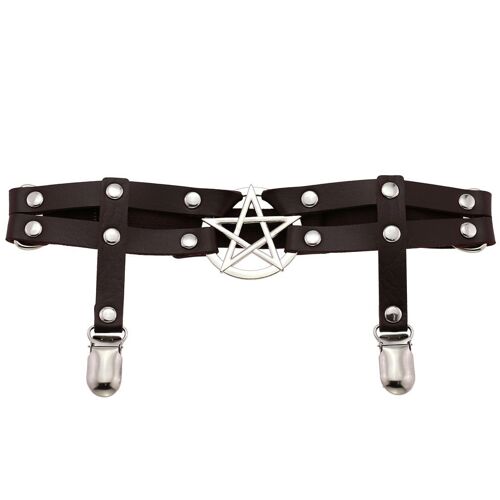 Sangle De Jambe Pentagramme Pour Femmes Et Filles, Ceinture Jarretière, Cuisse Sfp, Accessoires De Cosplay Gothique, Bijoux Harajuku Egirl