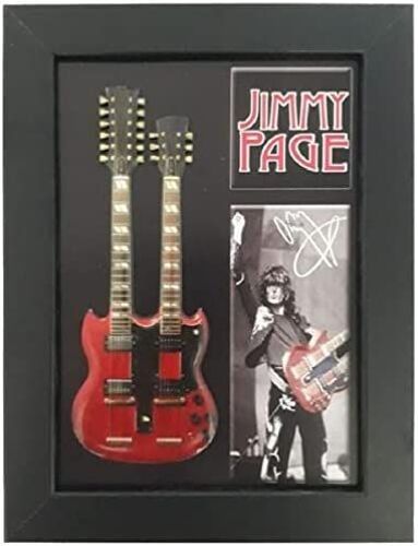 Cadre 22x16cm Collector Music Jimmy Page 2 Tribute