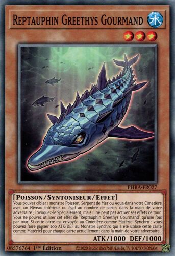 Yu-Gi-Oh! - Phra-Fr027 - Reptauphin Greethys Gourmand - Commune 1ère Édition