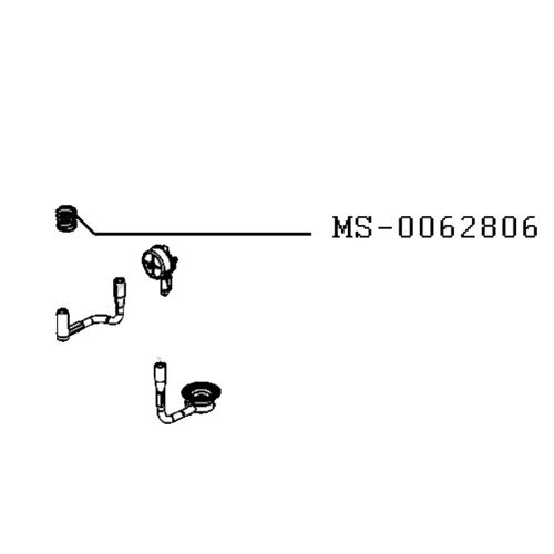 Ressort amortisseur de pompe (repère MS-0062806) Cafetière Expresso (MS-0062806 KRUPS)