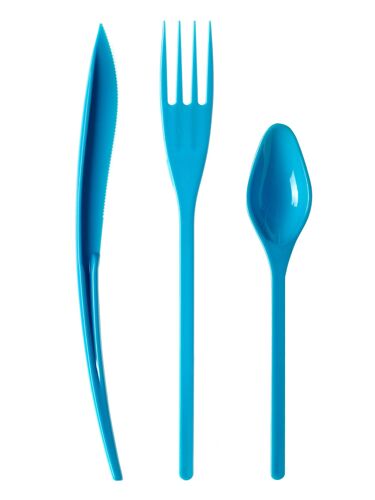 30 Couverts Turquoise