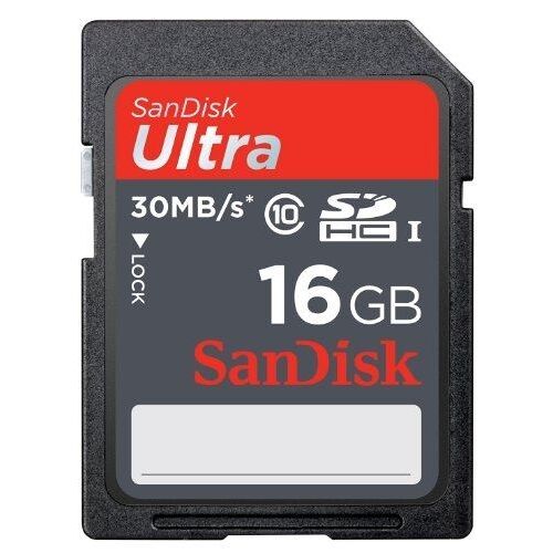 Carte mémoire flash SanDisk Ultra 16 Go Class 10 SDHC UHS-I