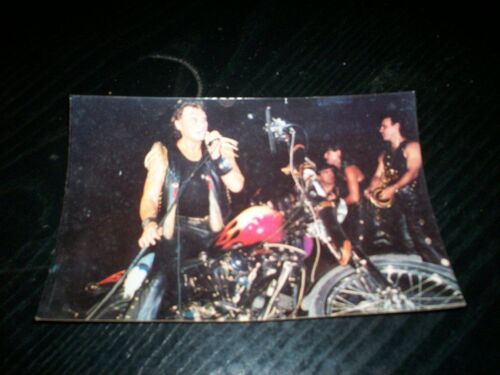 Ancienne Photo De Johnny Hallyday En Concert
