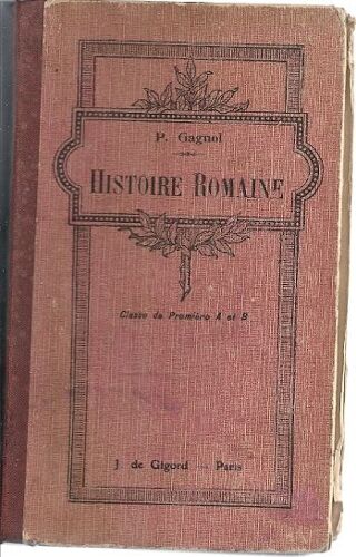 Histoire Romaine Classe De Première A Et B