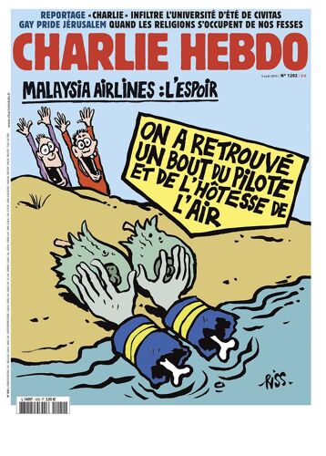 Charlie Hebdo N° 1202 (05/08/2015) [Neuf] - Malaysia Airlines : L'espoir - On A Retrouvé Un Bout Du Pilote Et De L'hôtesse De L'air