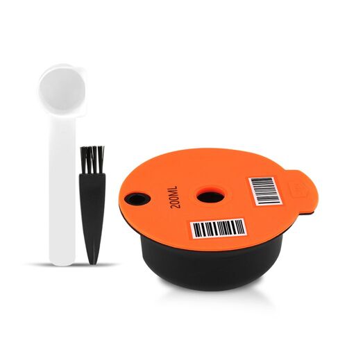 Capsules de café avec filtre, dosettes en acier inoxydable, porte-café, porte-thé, entonnoir, paniers, support réutilisable, infuseur, goutteur