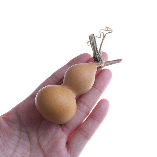 2 pièces 4   6cm naturel aléatoire sec gourde artisanat Arts Collection Mini bouteille gourde séché bricolage Doodle sculpture suspendus cadeau jouets