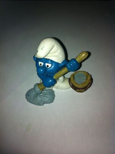 Schtroumpf Sceau Et Serpillière Peyo 1984 Scheich